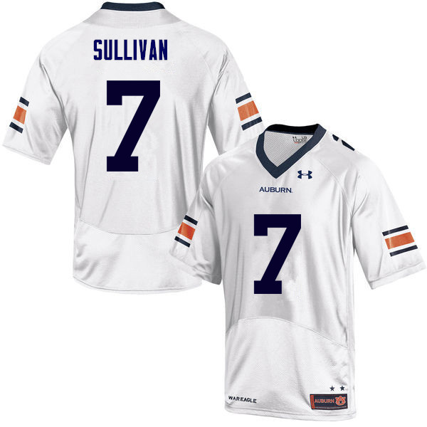 Men Auburn Tigers #7 Pat Sullivan College Football Jerseys Sale-White
